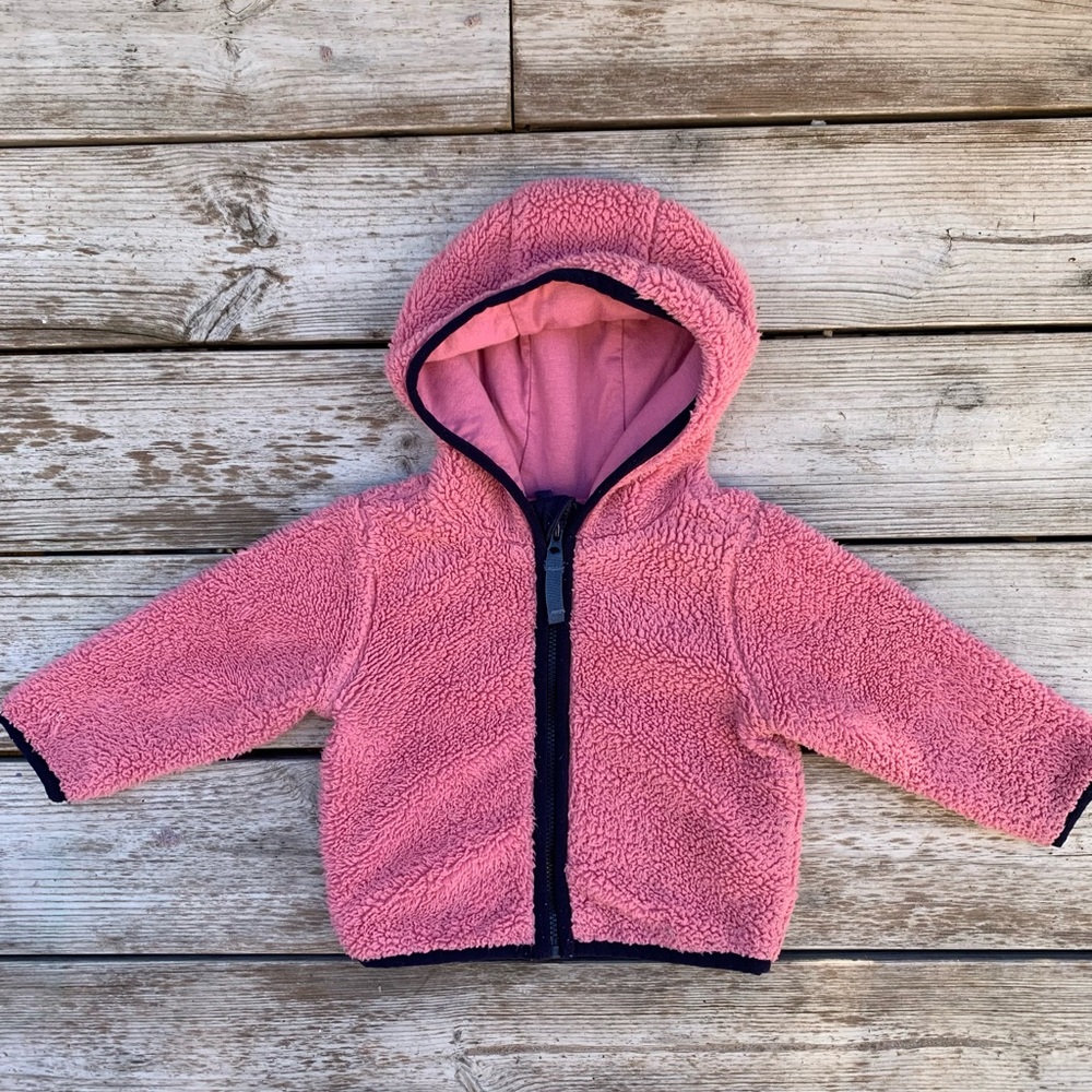 ⬇️Primary Baby Fleece Hooded Jacket 6-12 months
